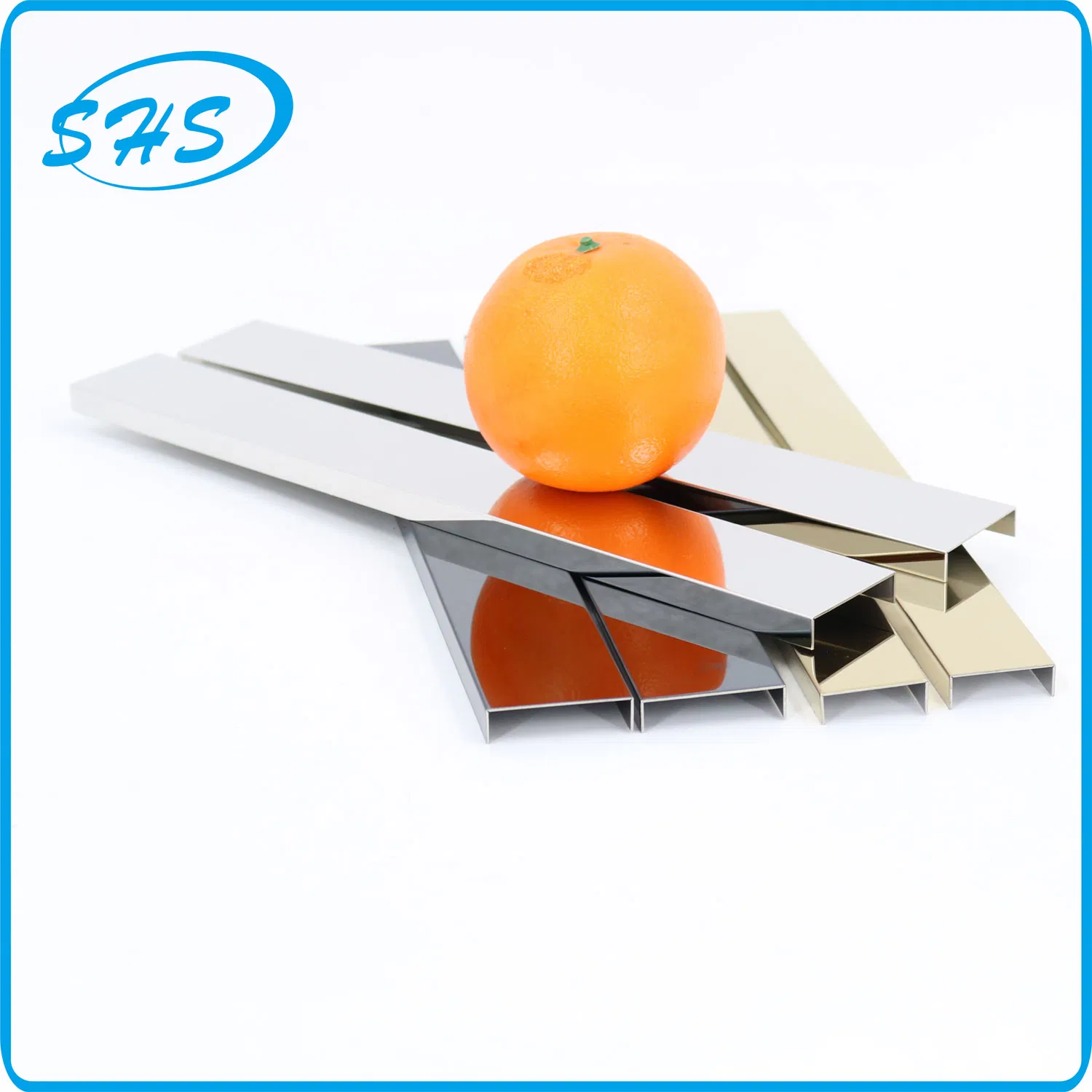 Premium Stainless Steel U-Shape Profile with Ti-Black Rose Finish