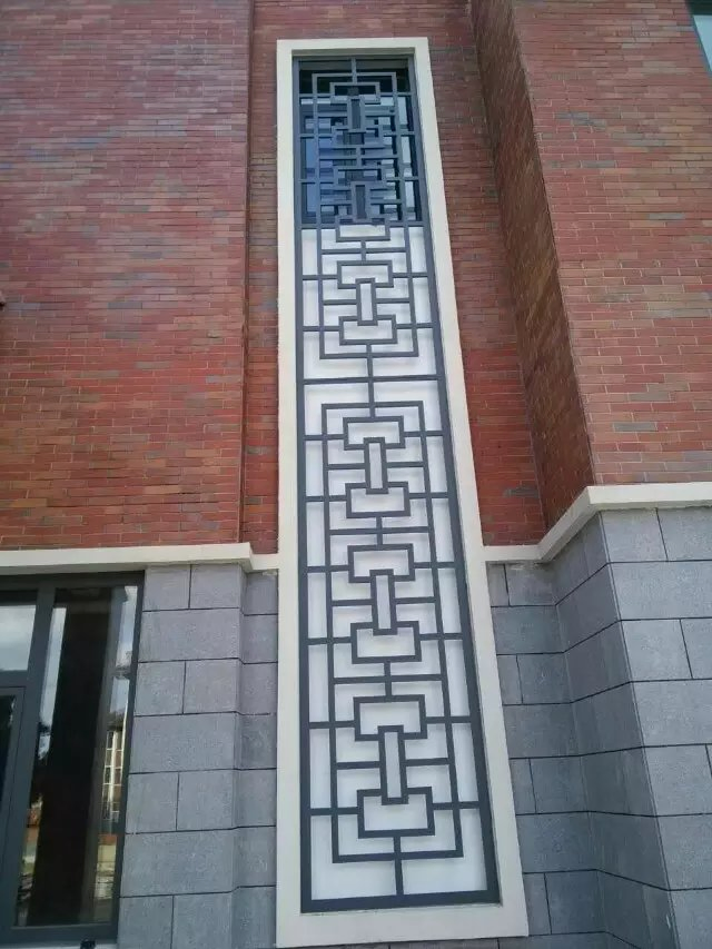 Chinese-Style Aluminum Decoration Cladding Balcony Fence