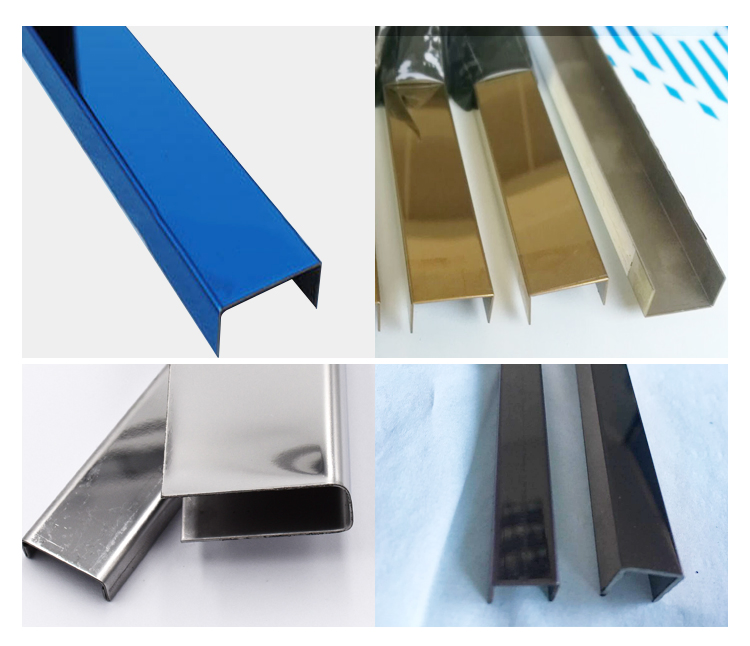Color Stainless Steel U Channel for Building/Construction Decoration Customized Design