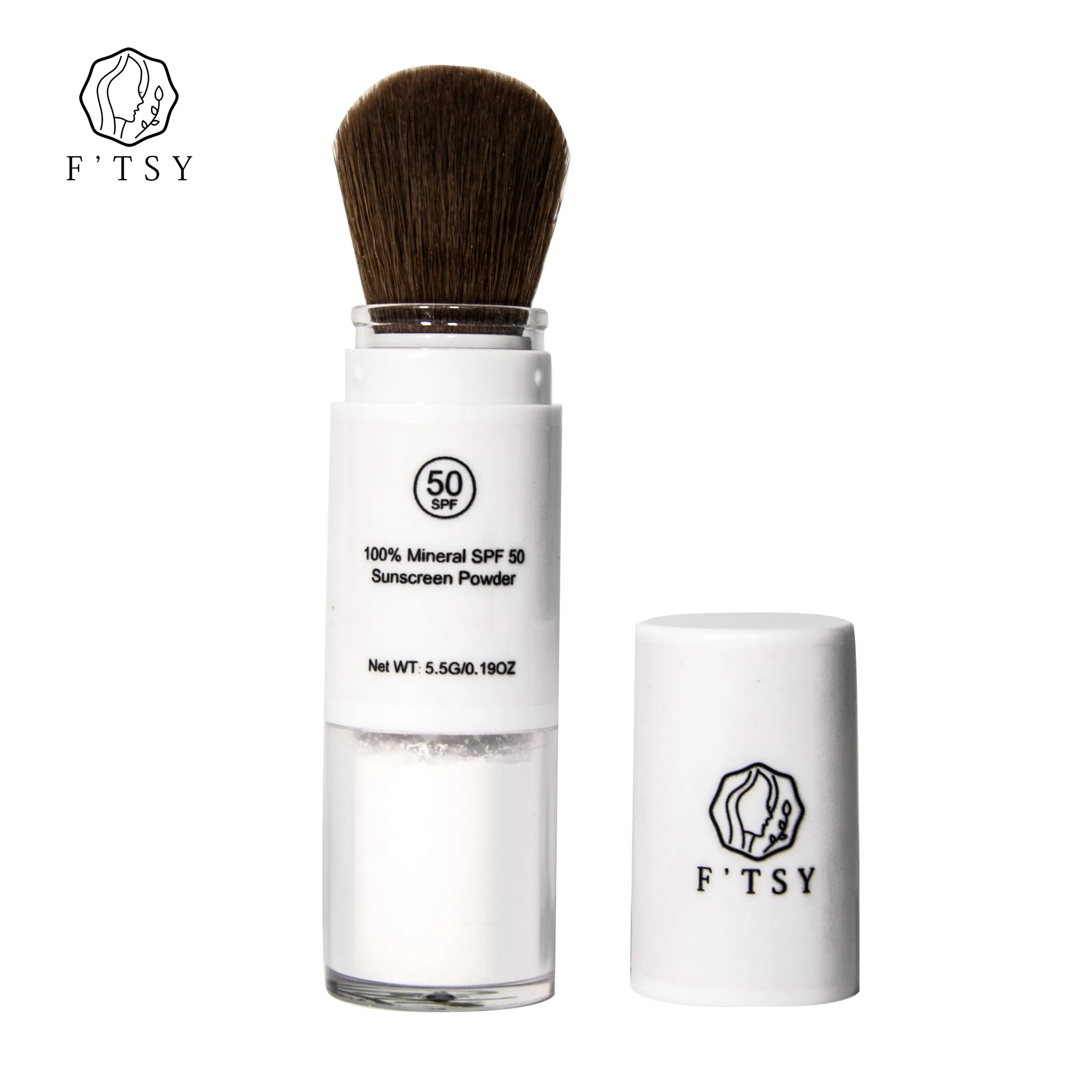 OEM Skin Care SPF50 Makeup Setting Sunscreen Powder