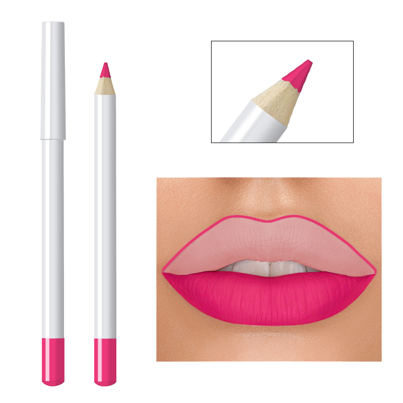 Private Label Custom Vegan Cruelty Free White Dark Brown Nude Lipliner