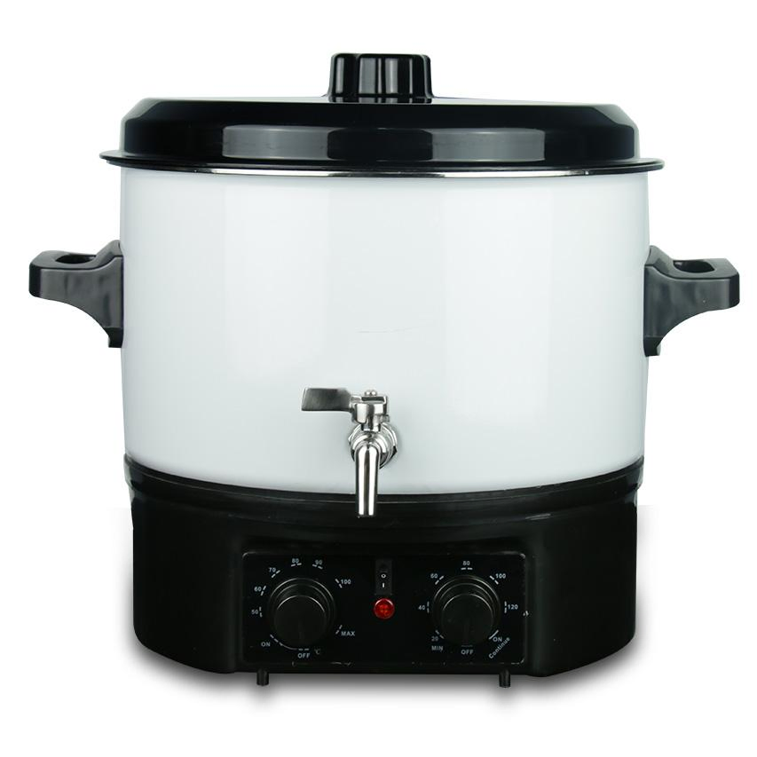 16L Electric Enamel Fruit Preserving Cooker Cooking Pots for Water and Coffee Heating and Warming