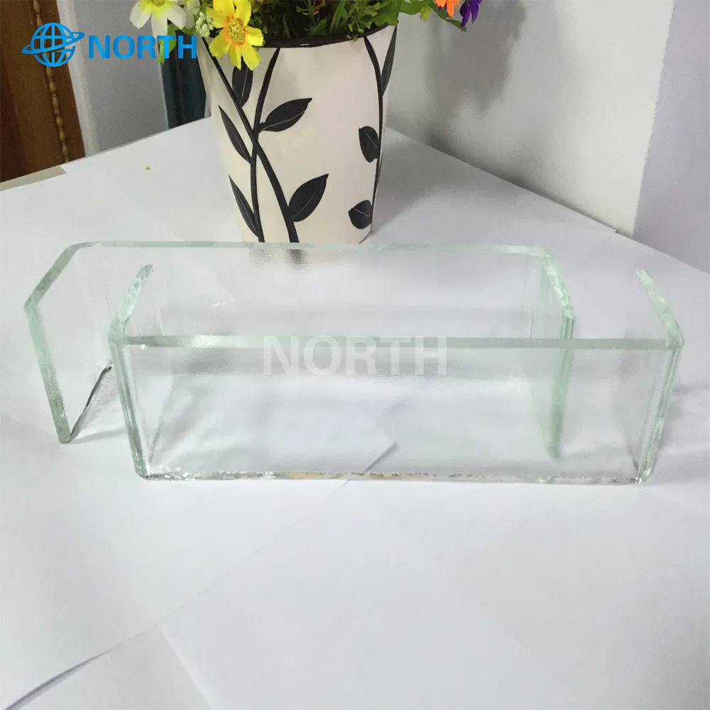 6mm 6.5mm 7mm Low Price Clear/Low Iron U Channel U-Shape Tempered Shaped Shape Glass Supplier in China