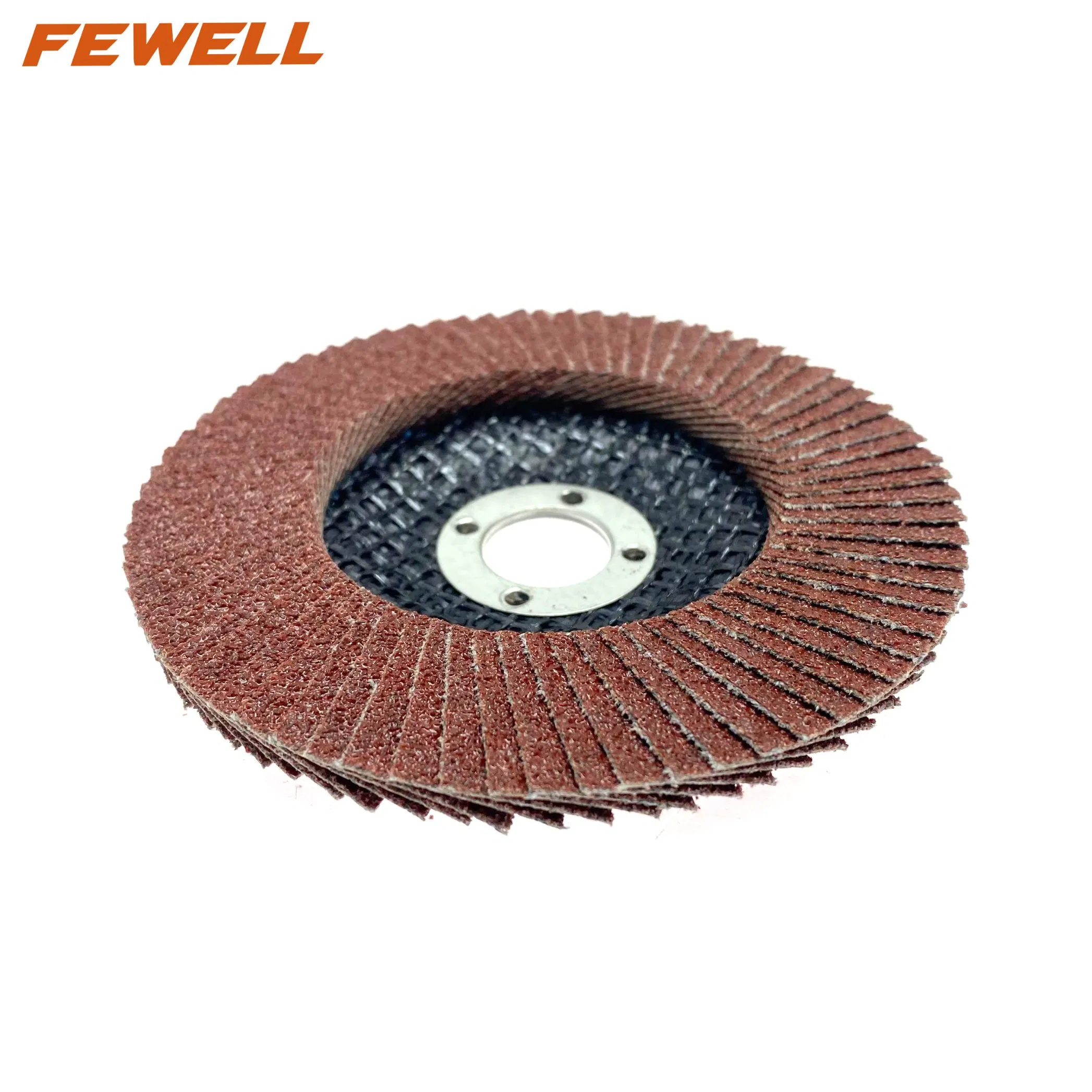 4" 100mm Grit 80 Silicone Carbide Abrasive Wheel Flexible Sanding Flap Disc for Grinding Metal Stainless Steel