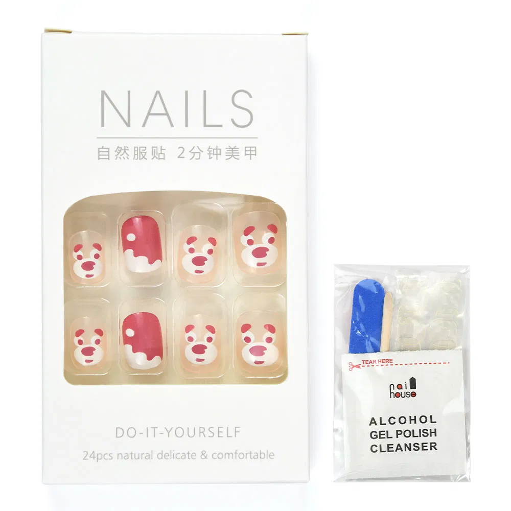 Custom Handmade False Nail Cheap Price Colorful Artificial Fake Acrylic Press on Nails Art