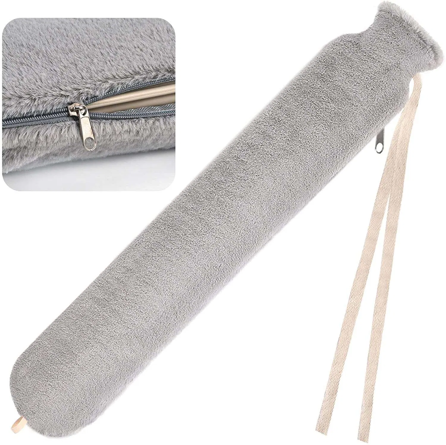 Rubber Hand Warmers with Plush Cover Hot Water Bottle Bag
