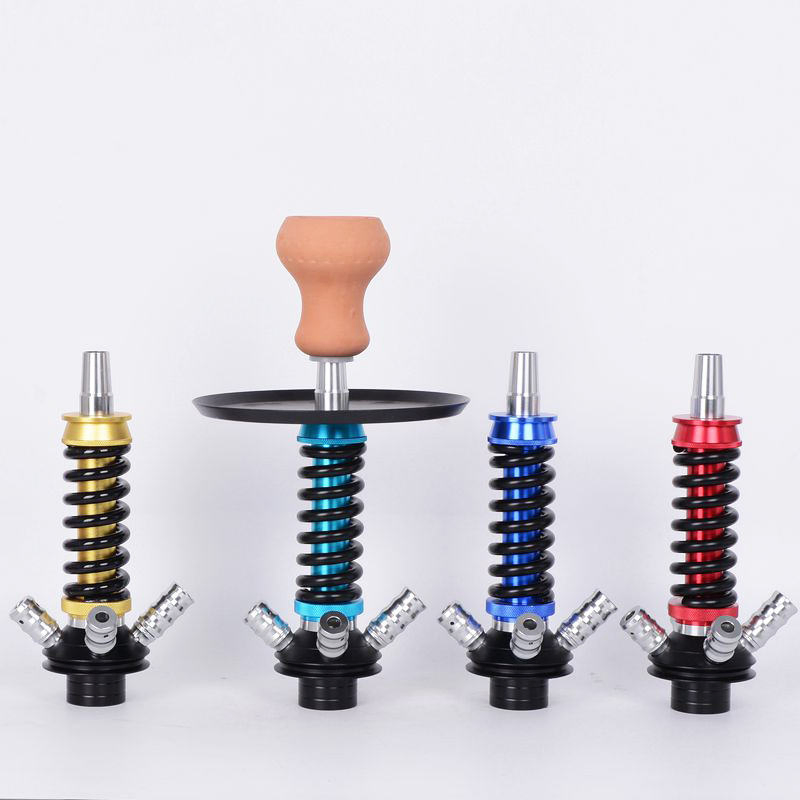 Factory Wholesale Aluminum Alloy Portable Replaceable Smoke Stem Shisha Hookah