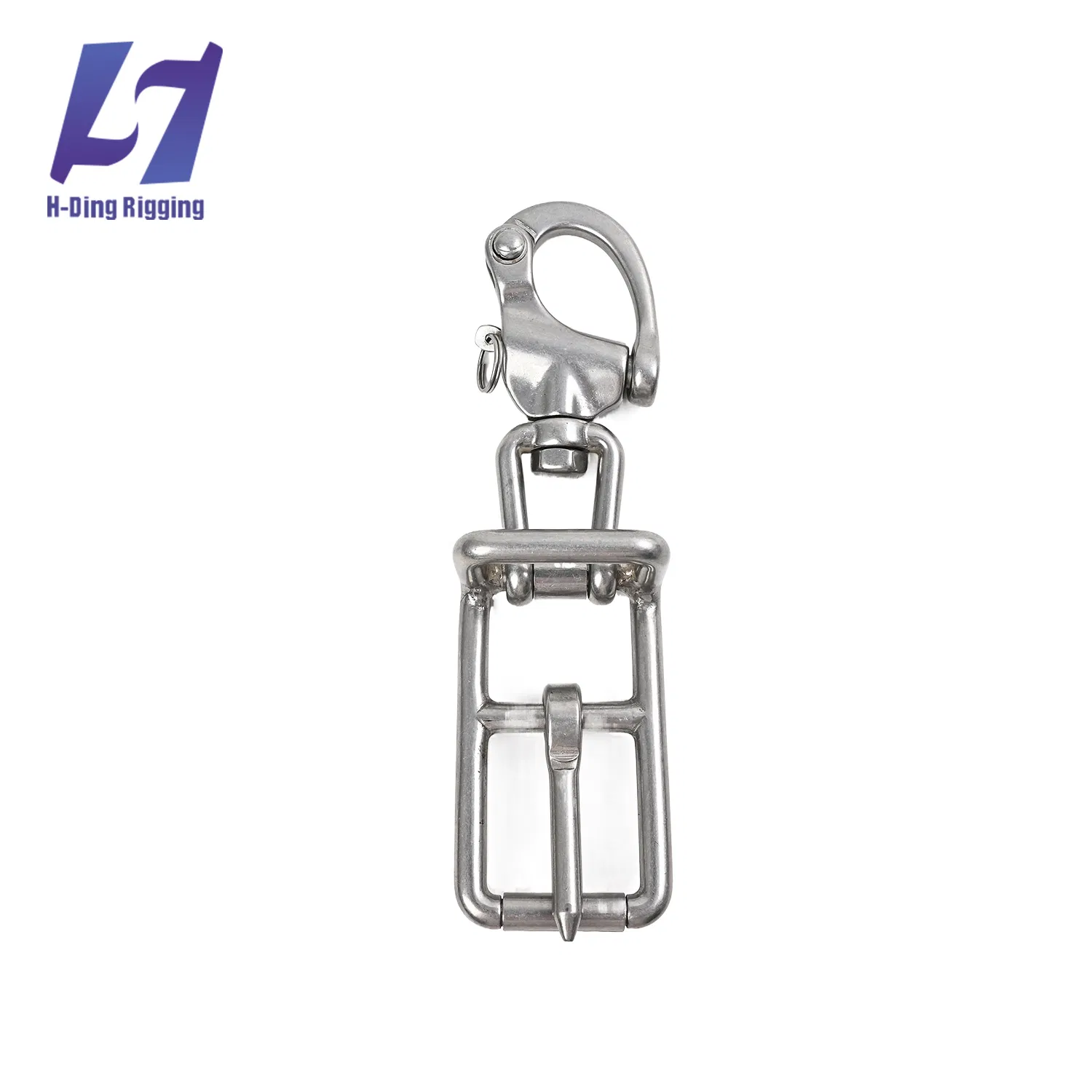 Horse Buckle Anchor Shackle 304 316 Stainless Steel French Tug Jaw Swivel Clip