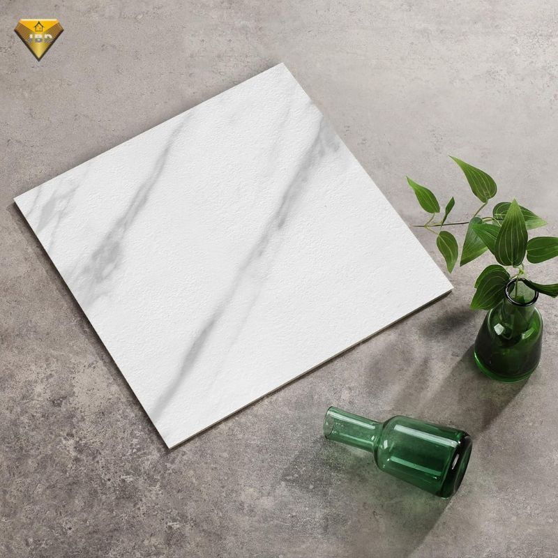 Porcelain Smooth Ceramic Tile for The Floor Wall Standard White Marble Tile