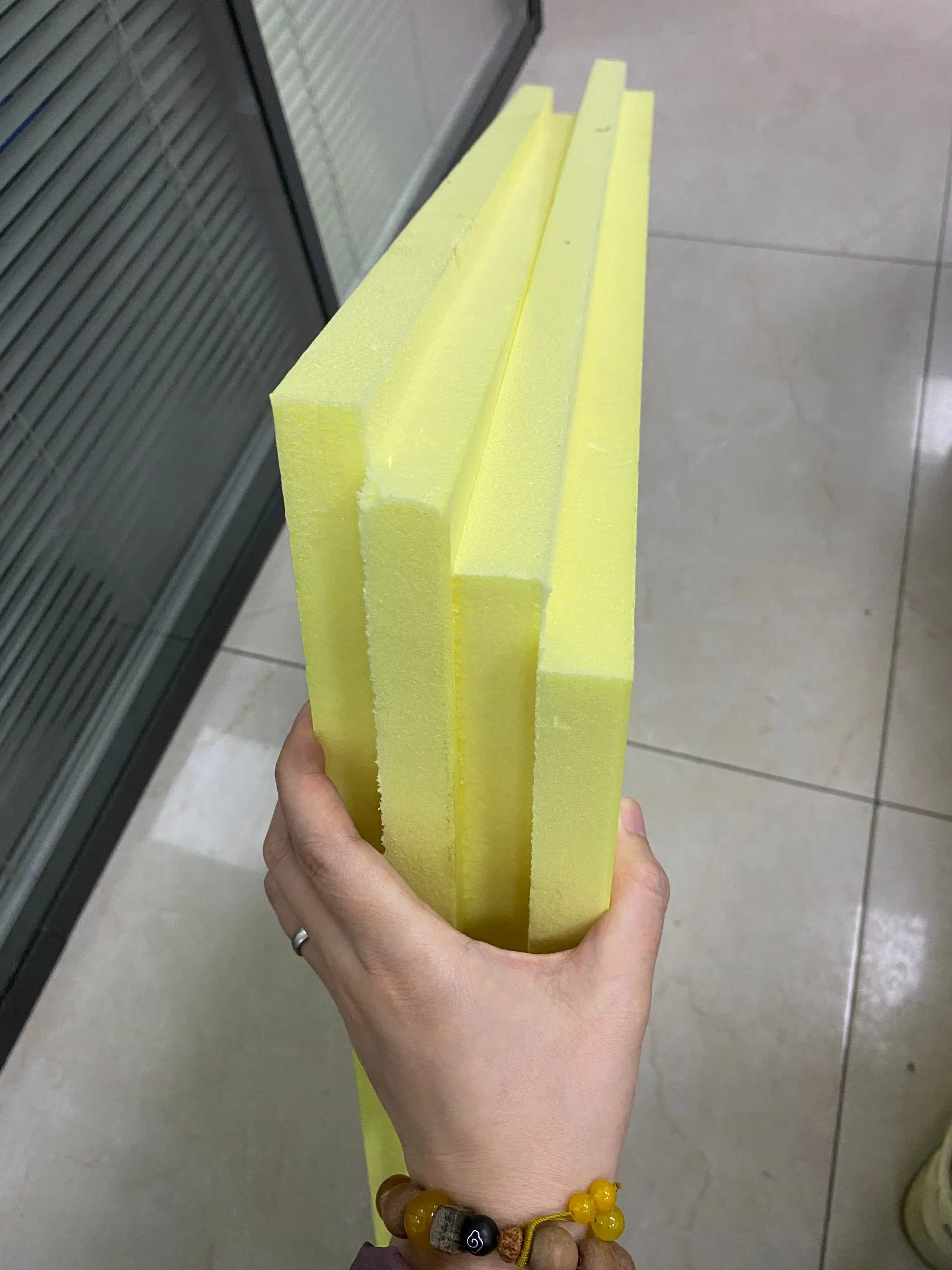 Jialiang B1 Grade 250kpa Yellow 40mm Thick Extruded Polystyrene (XPS) Foam Board