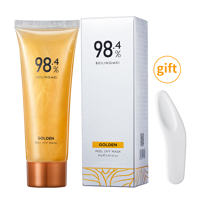 Gold Face Peel off Mask Deep Cleaning Dark Spots Nose Blackhead Remove Skin Care Peel off Mask