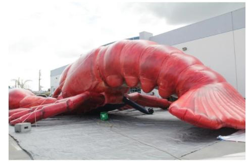 2024 New Giant Inflatable Realistic Lobster for Sale