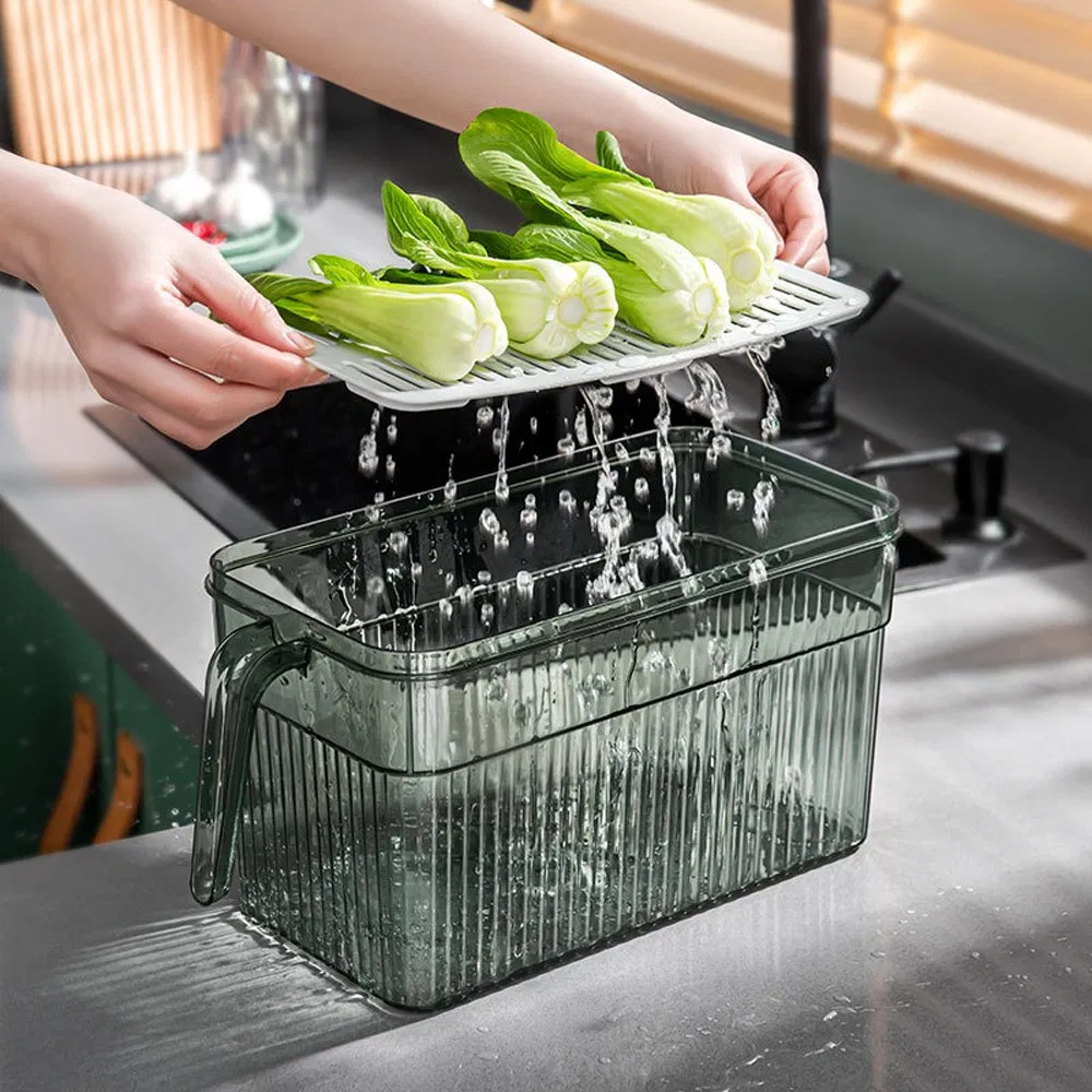 Kitchen Pet Refrigerator Freezer Drainage Storage Box