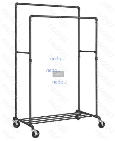 Movable Clothing Stand Rack for Trade Shows and Retail Spaces