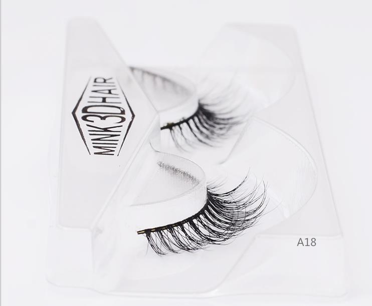 Eyelashes Mink Eyelashes Criss-Cross Strands Cruelty Free High Volume Mink Lashes Soft Dramatic Eye Lashes A18