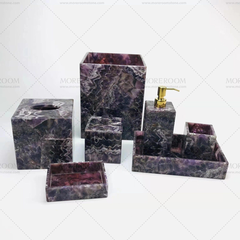 Lapis Lazuli for Bathroom Agate Bathroom Set