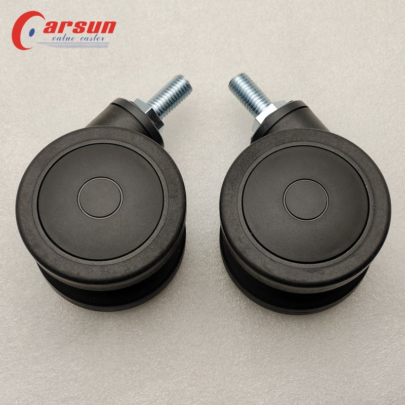 Black 3 Inch Antistatic Medical Casters Special Conductive Casters for Hospital Equipment and Instruments