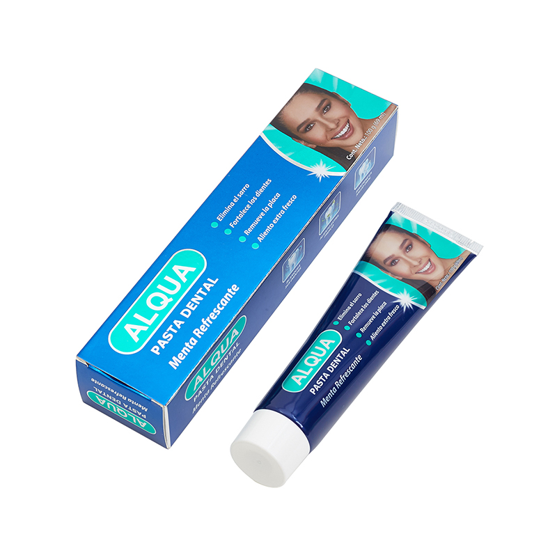 OEM ODM 100g / 150g Teeth Whitening Tartar Removal Anti Plaque Fluoride Free Mint Flavor Toothpaste