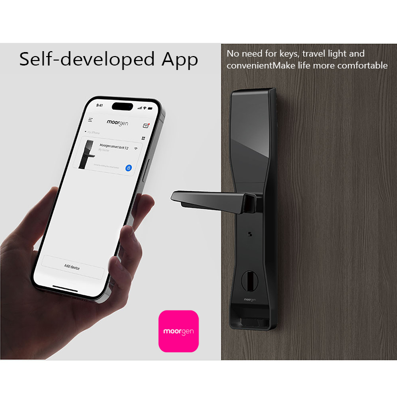 Home Apartment Electronic Digital Fingerprint WiFi Card Smart Door Lock