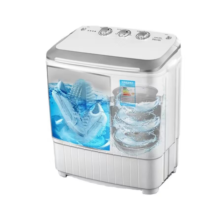 Mini Shoes Washing Machine with Spin Dryer Stainless Steel Washer and Dryer