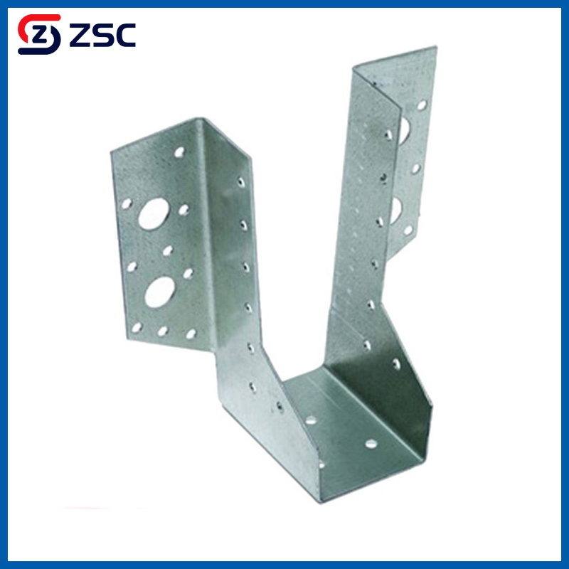 Customized Metal Stamping Parts Wall Bracket Clip Brace Shelf Support Bracket Connector U Shaped Mounting Brackets