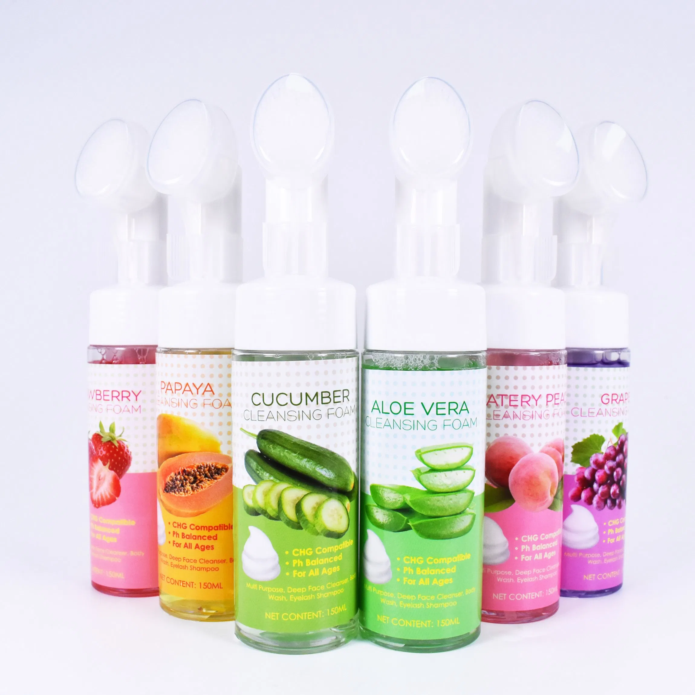 Custom Logo Face Wash Private Label Whitening Deep Cleansing Oil Control Skin Repairing Facial Cleanser