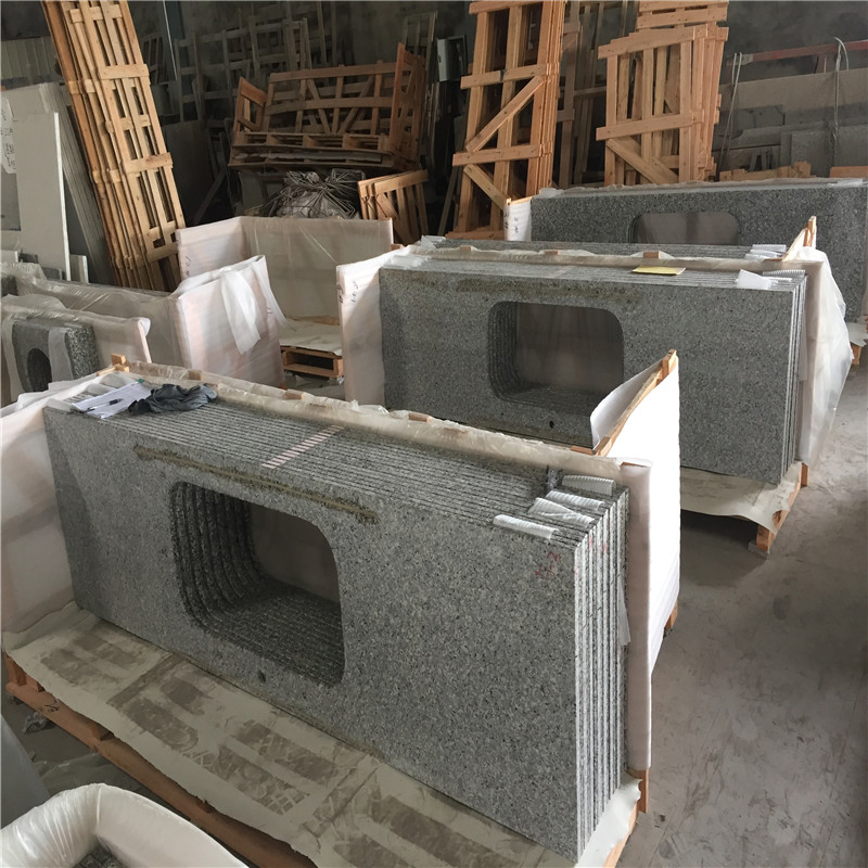 Popular Swan Grey Kitchen Tops Bathroom Natural Stone Granite Countertop