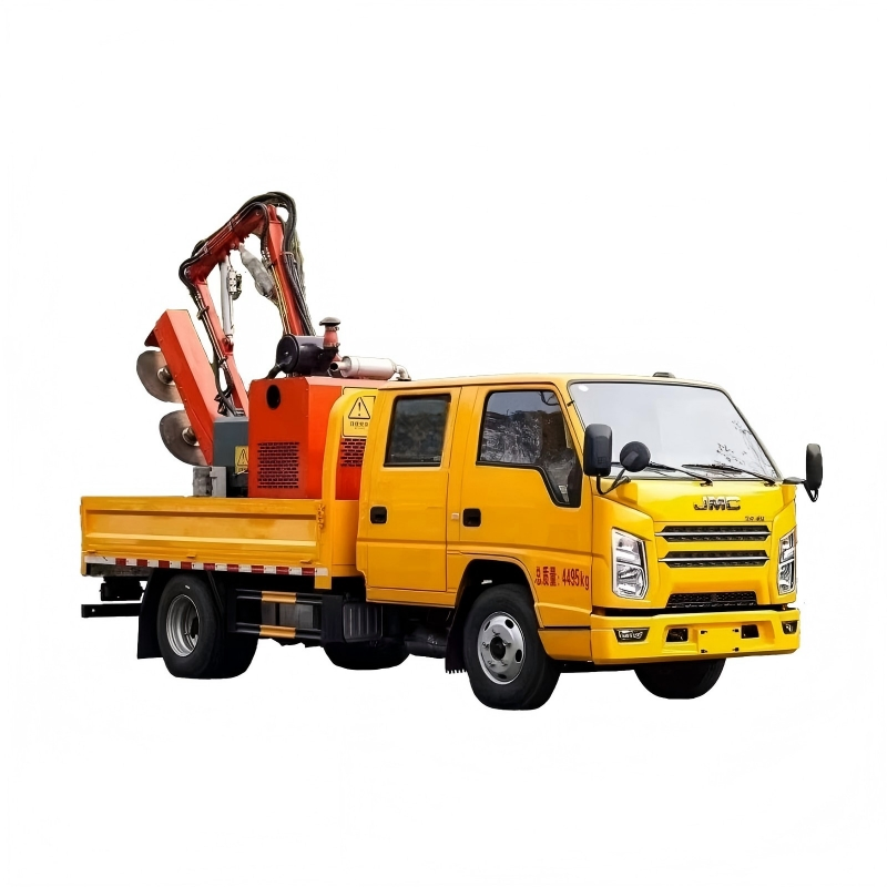 4X2 Jmc Highway Maintenance Machinery Automatic Obstacle Avoidance Weeder Vehicle Mounted Hedge Trimmer Truck Folding Arm Forestry Branch Cutter Vehicle