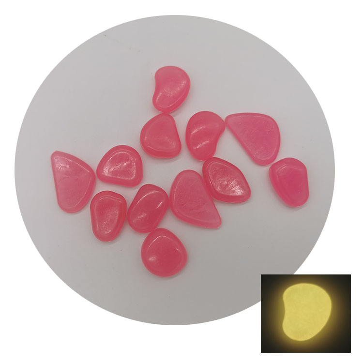 Garden Luminous Pebbles Rocks Glow Stone Decor Night Glowing Stone
