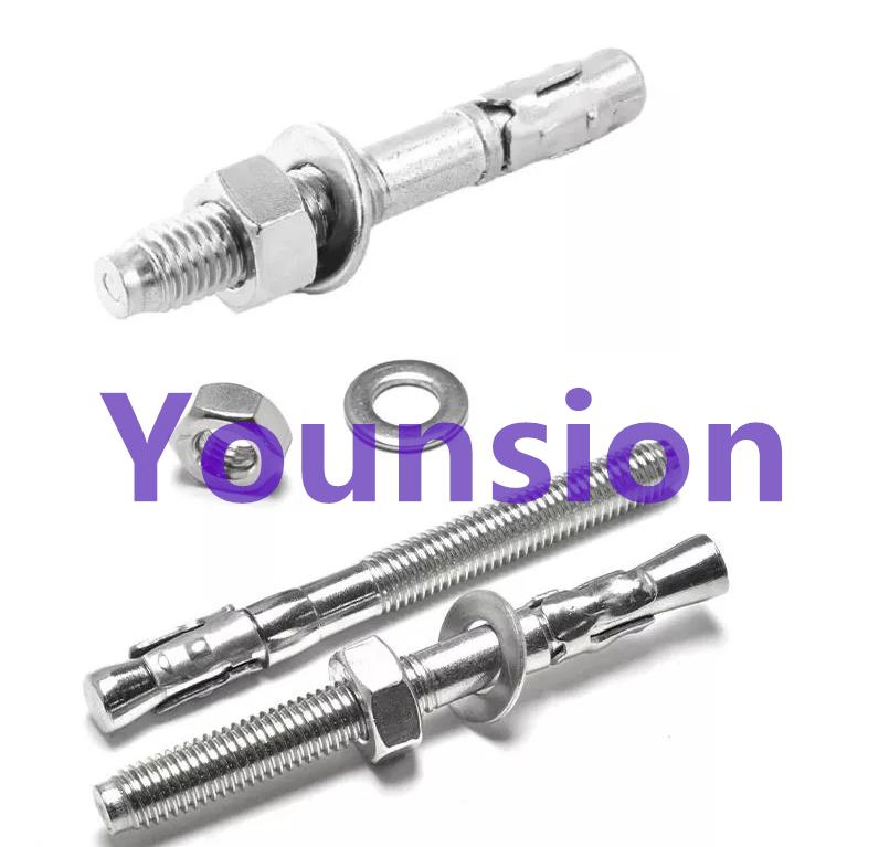 Стальной клиновой анкер с цинковым покрытием