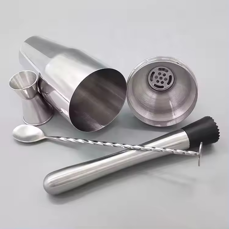 Барный набор Bartender Kit: шейкер и инструменты из нержавеющей стали