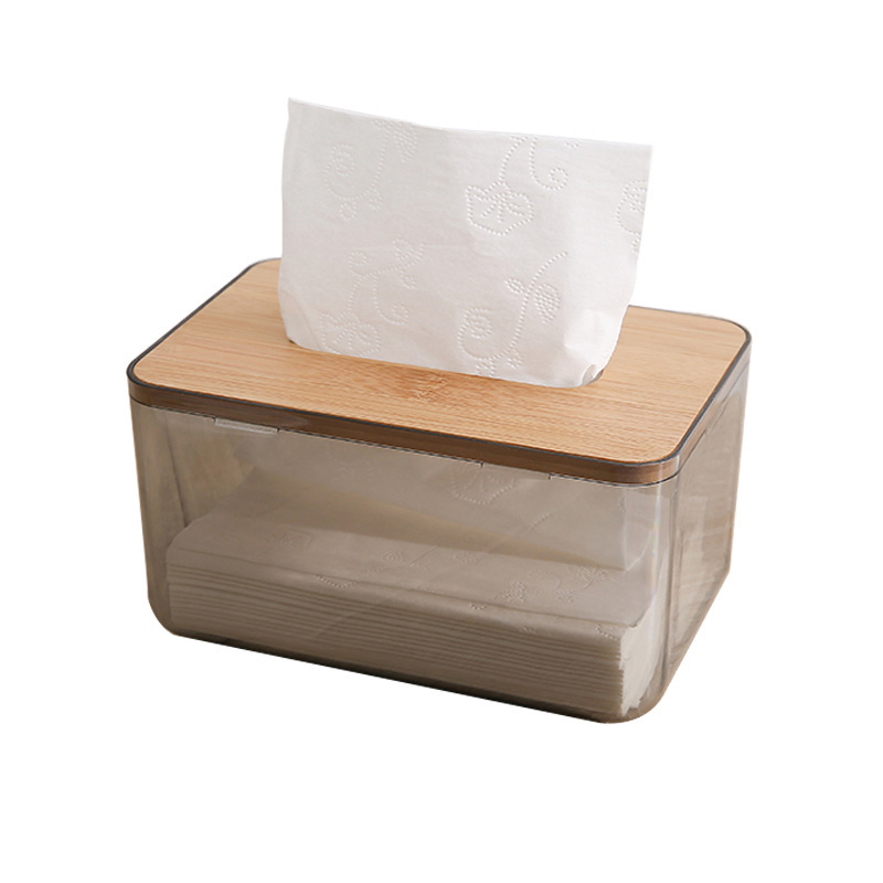 High Quality Transparent Creative Household Storage Tissue Box