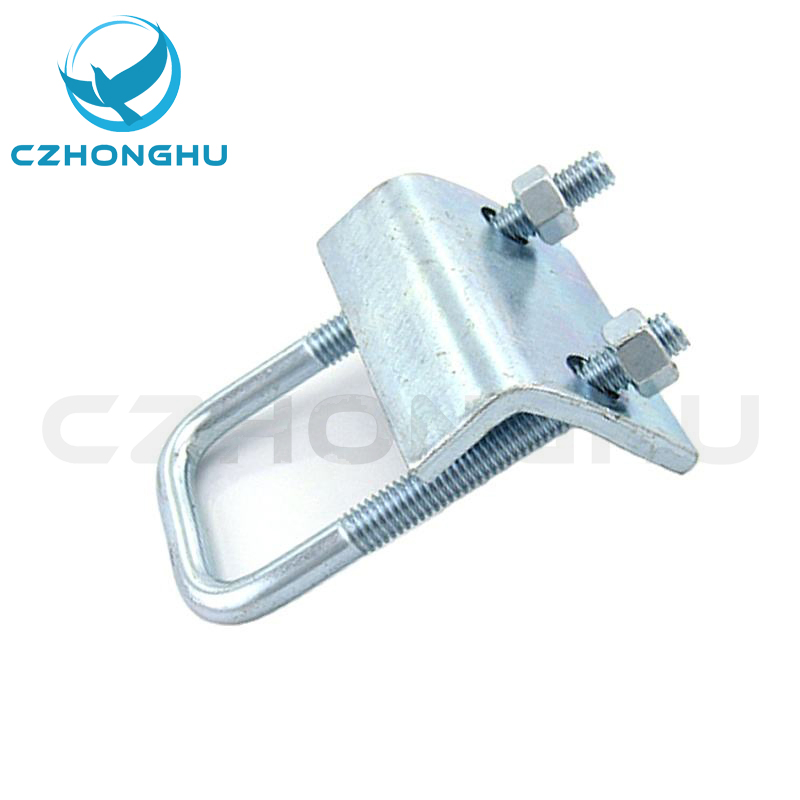 Хомут балки с квадратной U-образной шпилькой для швеллера