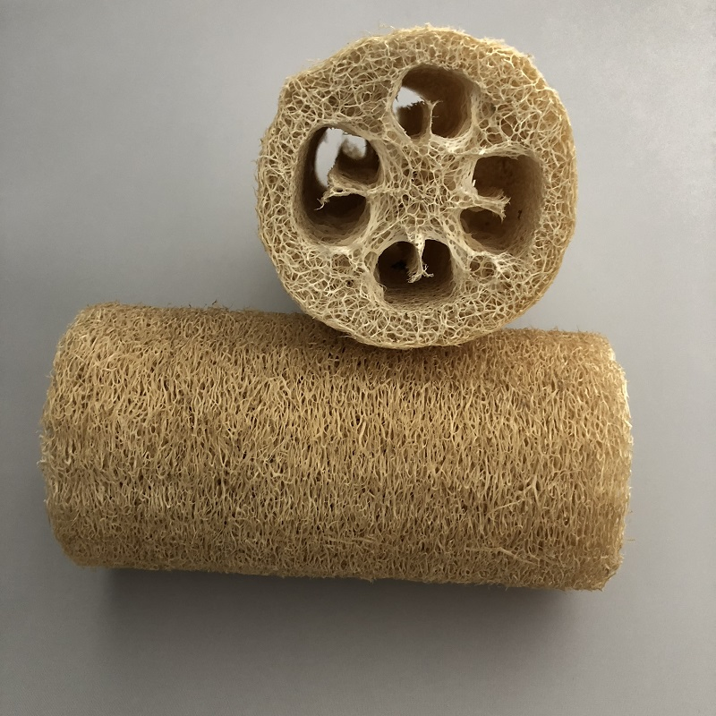 Si Gua Luo 5 Inches Wholesale Biodegradable Natural Eco Friendly Unbleached Loofah Sponge
