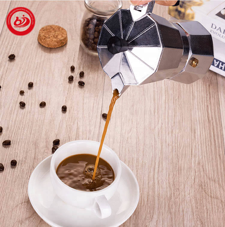 Aluminum Classic Italian Style 8 Espresso Cup Moka Pot 2 Cups Ma Coffee Moka Pot Italian Espresso Coffee Maker