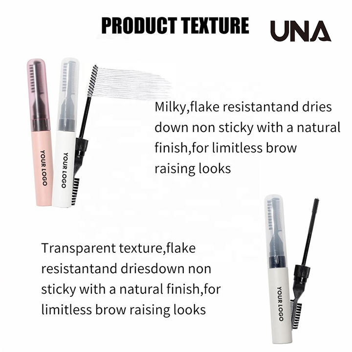 Wholesale No Logo Vegan Hold Brows Laminated Private Label Eyebrow Styling Wax Gel Waterproof Clear Lamination Brow Wax Gel