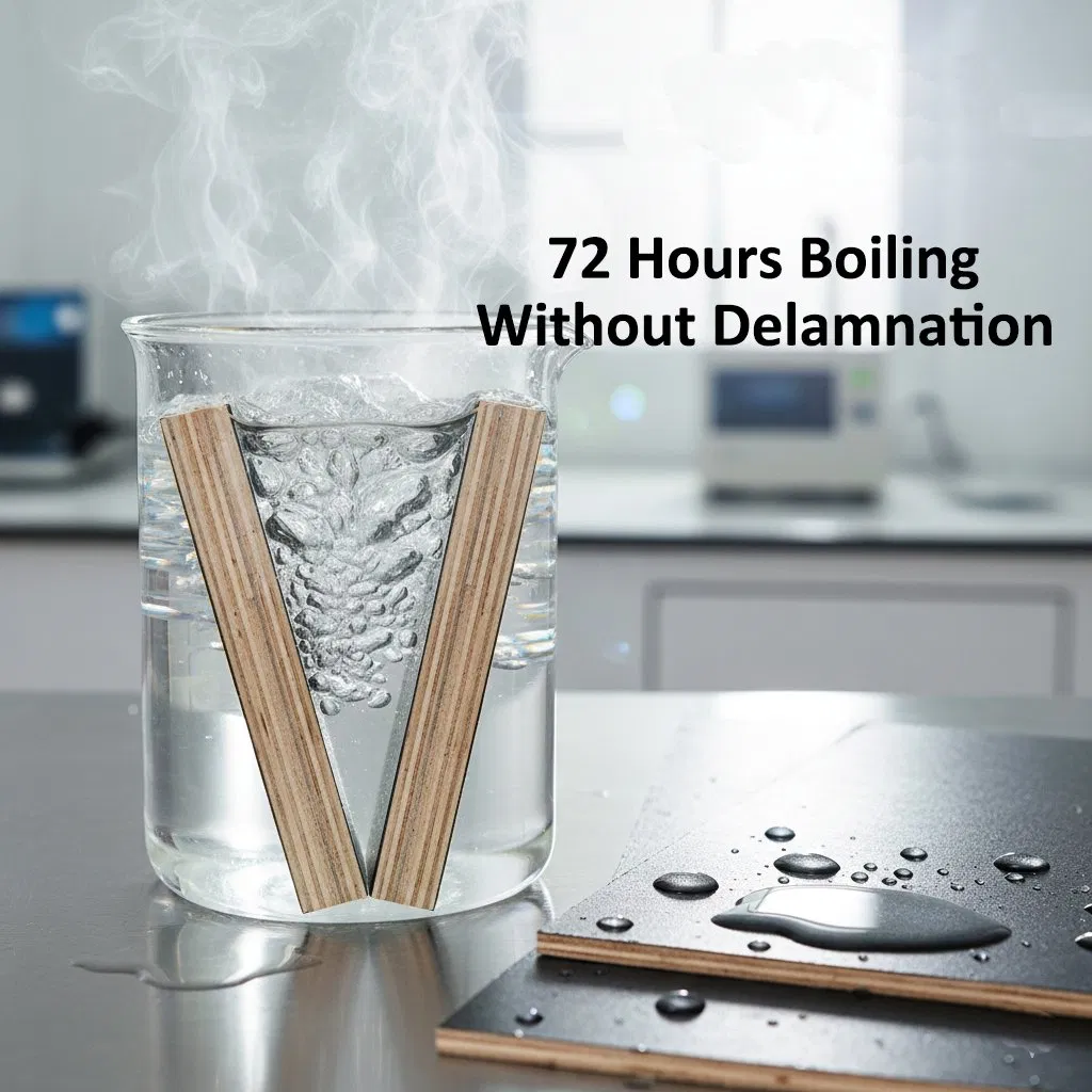 Senbo 1220X2440mm Waterproof Laminated Wood Timber Formwork Marine Phenolic Plastic Film Faced Plywood Shuttering Boards Plywood for Construction