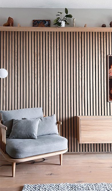 Noise Reduction Wood Slat Sound Absorption Board