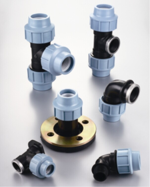 Tee Irrigation System PP Compression Fittings