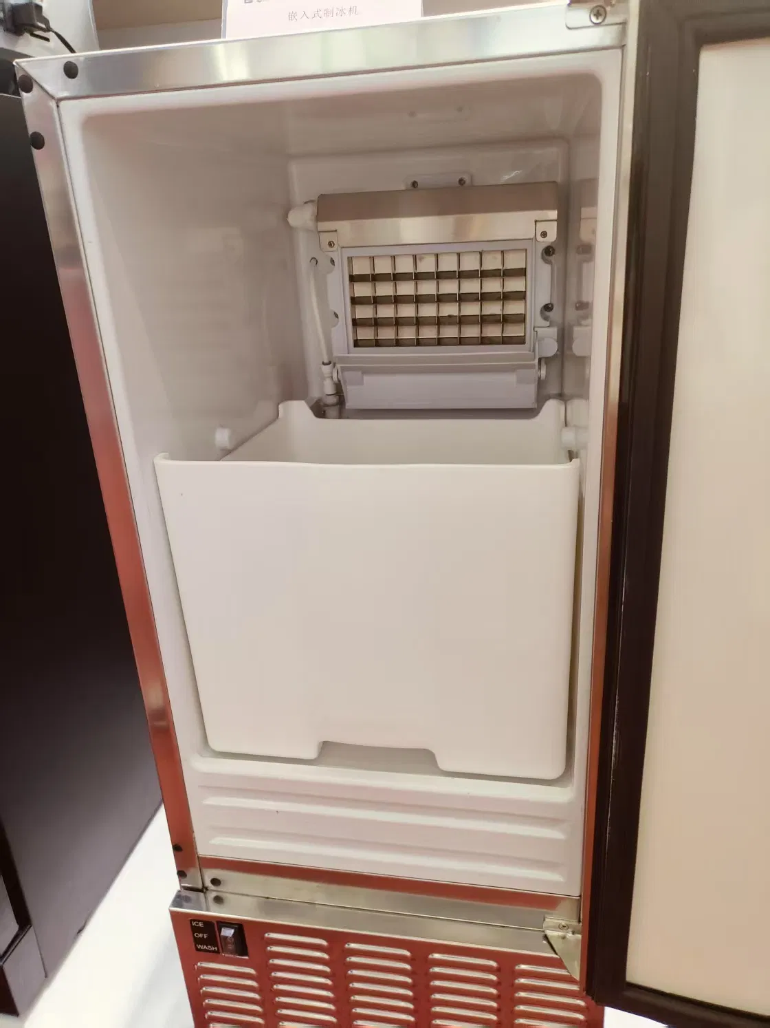 Outdoor BBQ Kitchen Built in Ice Maker Household Undercounter Cube Ice Maker Fob Thailand