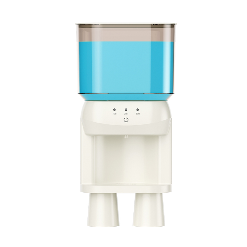 Wall Mounting Automatic Mouthwash Dispenser with Magnetic Sensor Cup 600ml Water Tank for Household