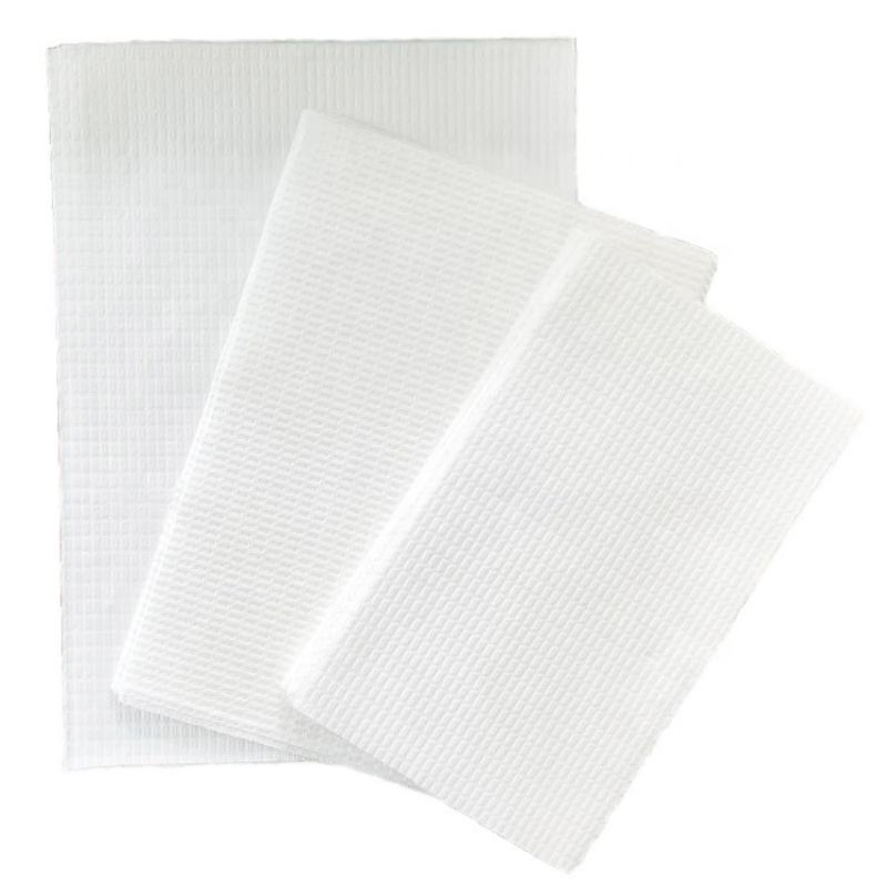 White Disposable Tissue Paper Hand Towels for Dinner Paper Poly CSR Wrap 24X24" & Towels 17X19" for Trays