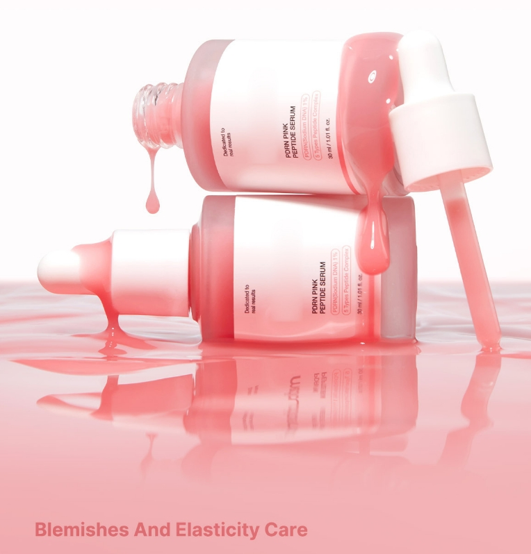 High Concentration Pdrn Pink Peptide Serum Niacinamide 30ml Korean Facial Skincare Factory