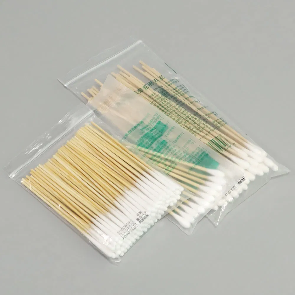 Wholesale Bulk Logo Customizable Q Tips Biodegradable Wooden Bamboo Cotton Buds