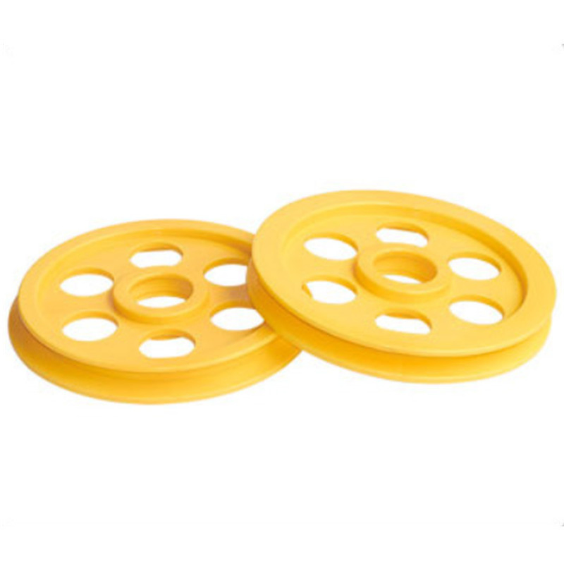 Cable Storage Wheel Electrical Pay-off Tool 200mm Ceramic Spraying Guide Wire Wheel