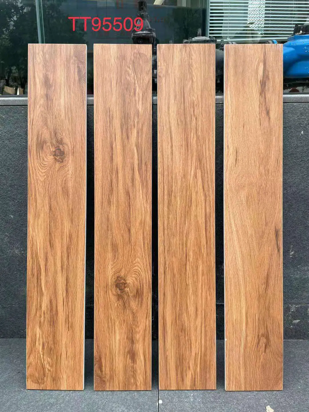 Ceramic Wood Look Floor Tile Wooden Porcelain Matt Oak Floor Wall Tile Bedroom Supermarket 150X900mm Kitchen Bathroom Living Room Bedroom Good Price Tile