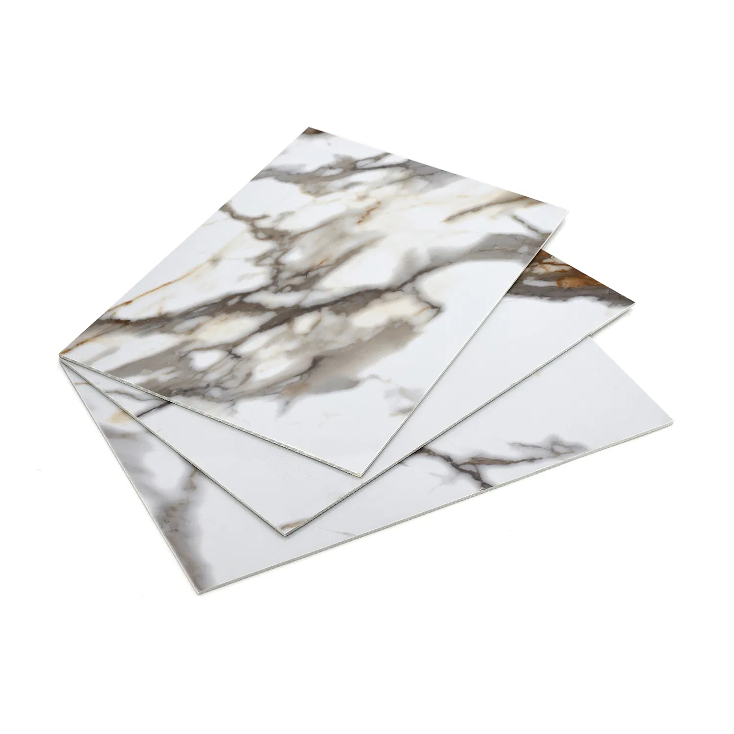1220 *2440 PVC Marble Sheet Lvt Flooring for Home Decoration