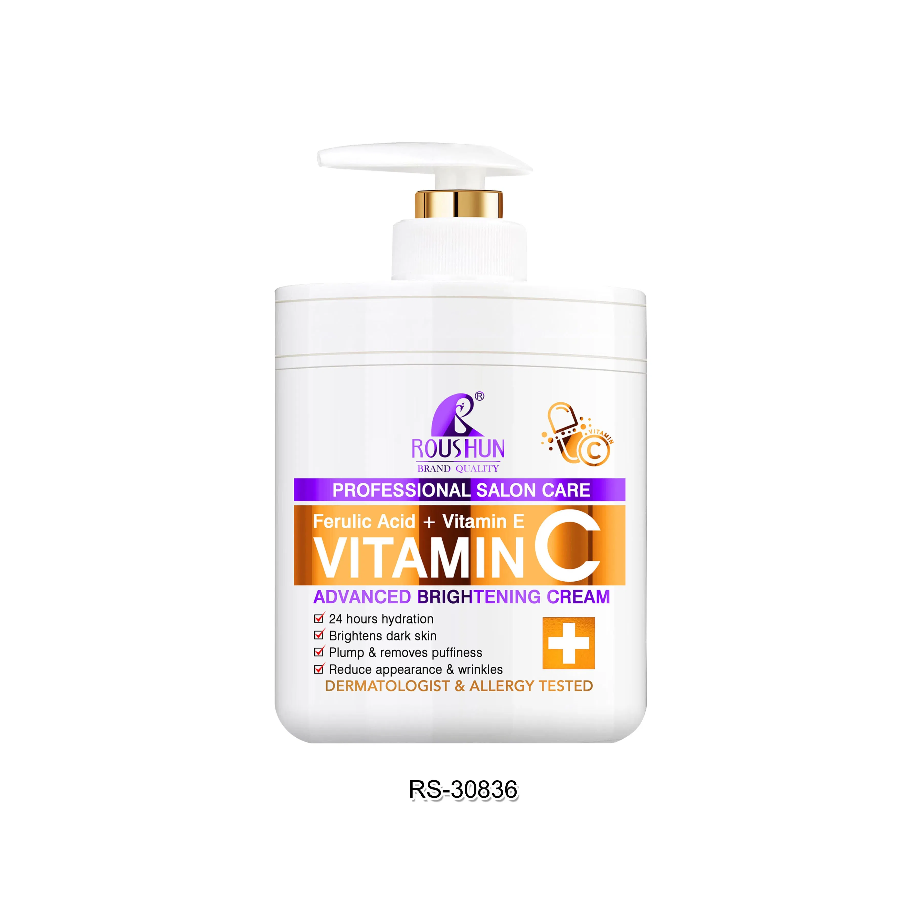 Roushun Vitamin C Cream Brightening Hydration