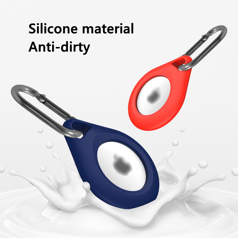 2025 Silicone Airtag Protective Case Keychain GPS Tracker