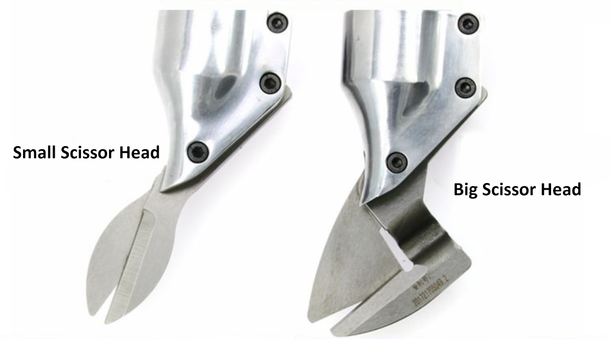 Пневматические ножницы прямые металлические Air Shear